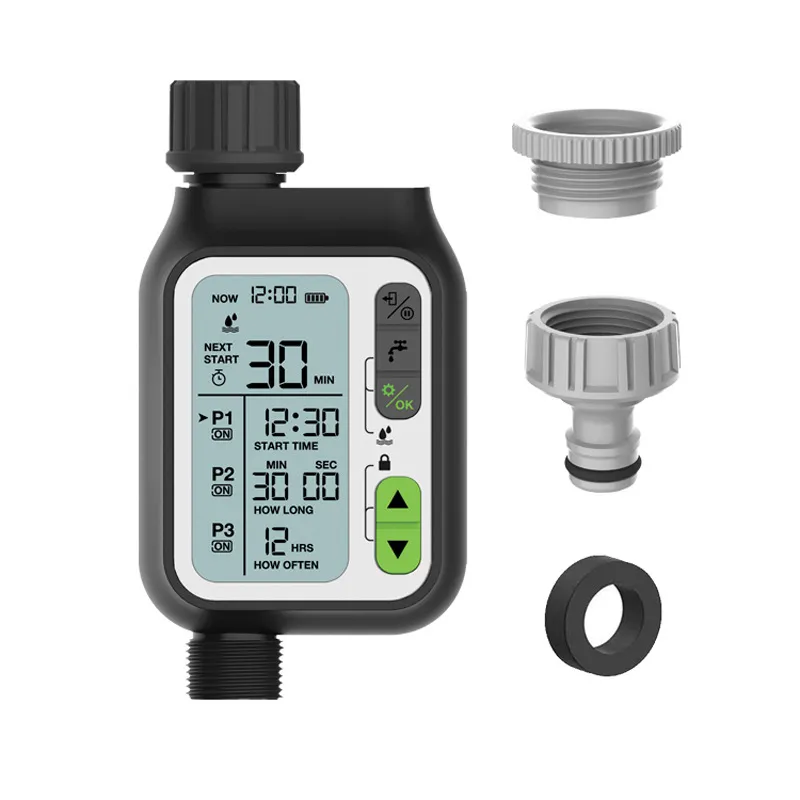 Picture of Rainwater sensing large screen automatic watering, timed flower watering, intelligent irrigation, garden lazy person automatic watering